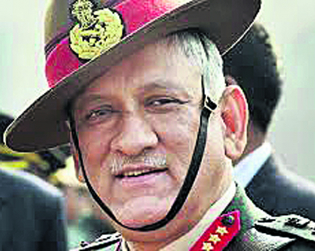 Indian Army Chief arrives